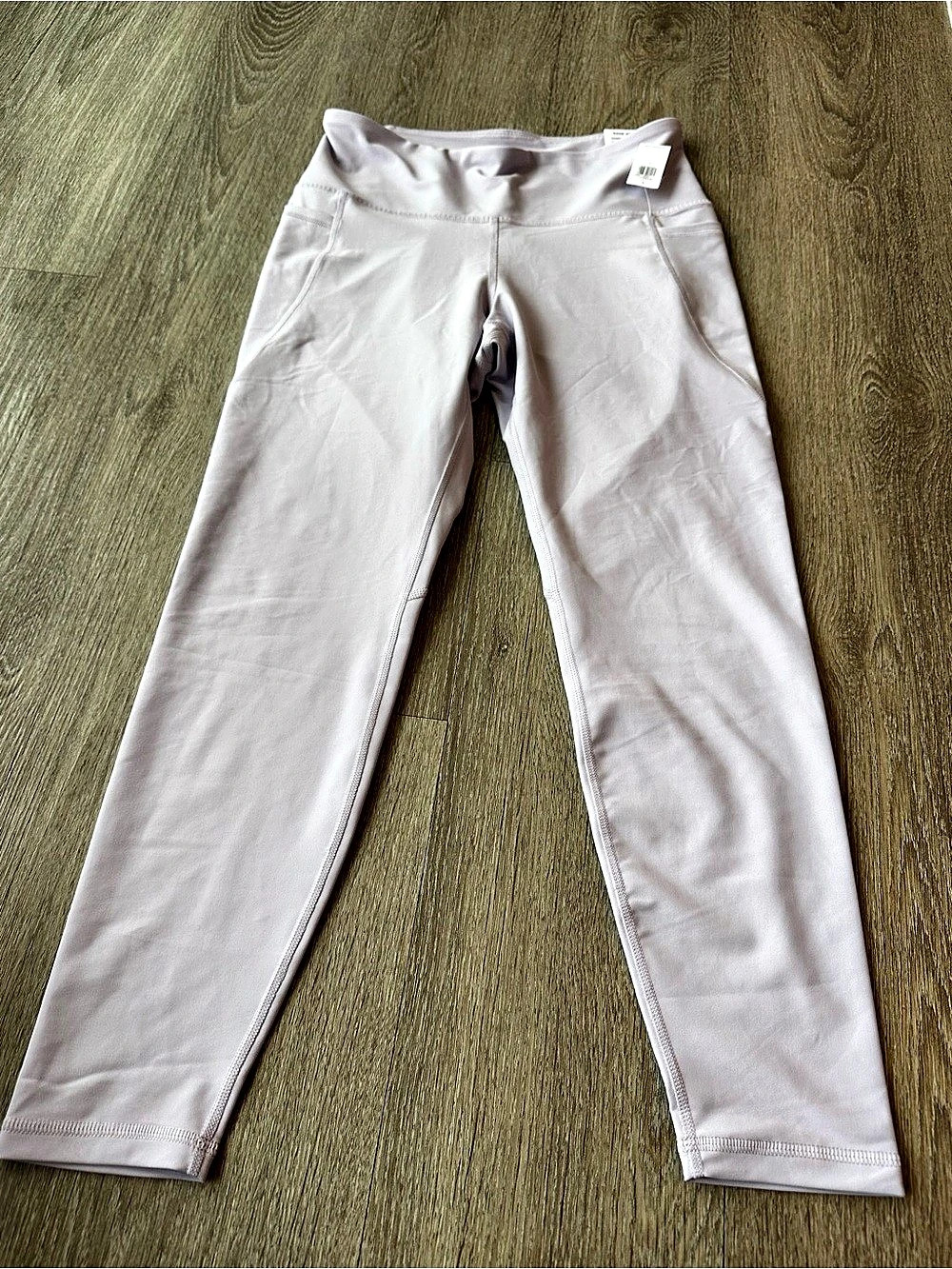 Old Navy High-Waisted PowerSoft 7/8 Pocket Leggings Pink Large